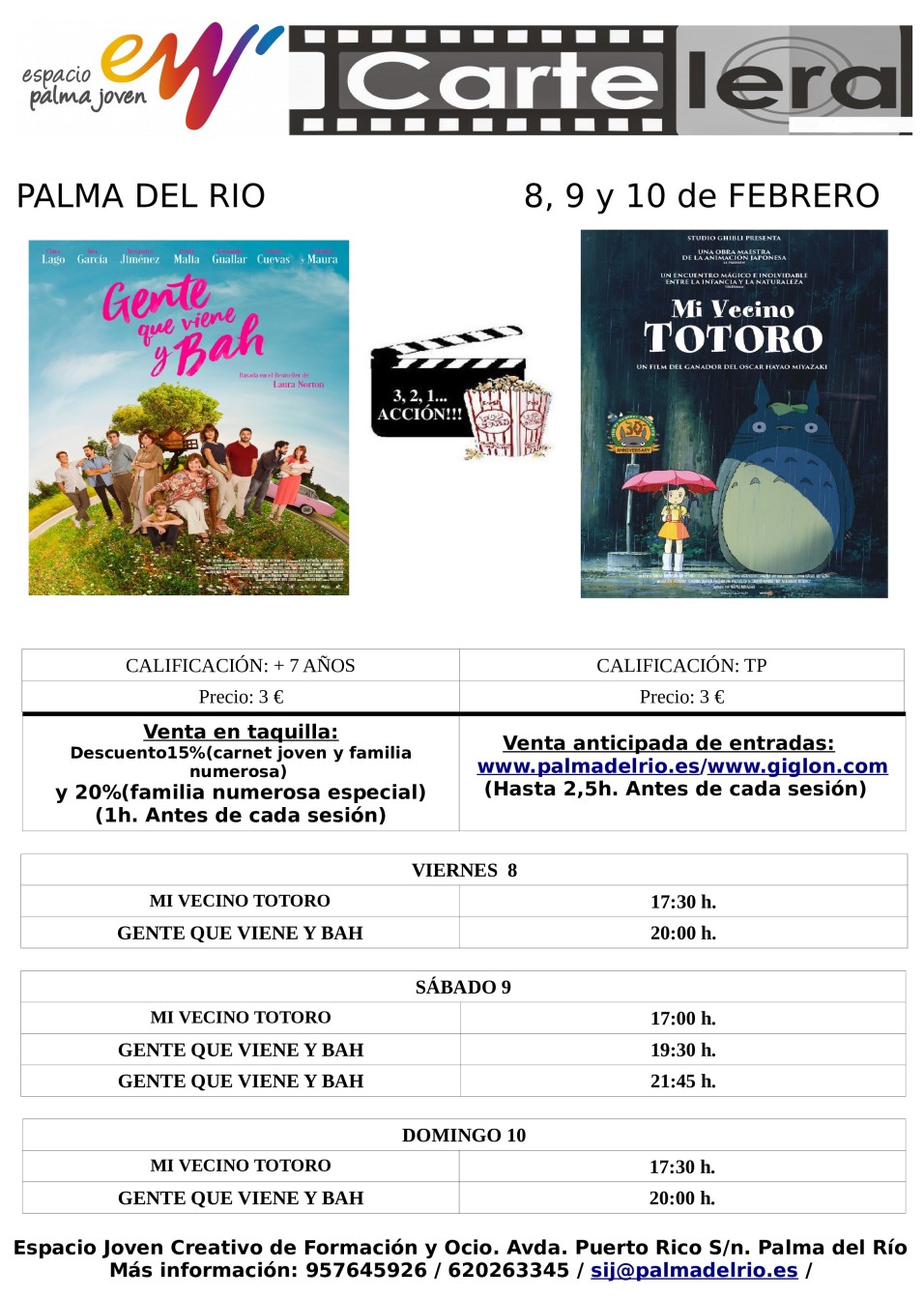 Mi Vecino Totoro Y Gente Que Viene Y Bah Cine En El Espacio Joven