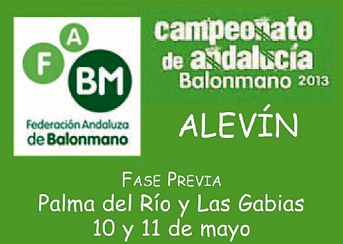 Campeonato de Andalucía Balonmano Alevín 2013