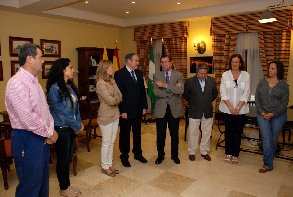 El presidente del Parlamento de Andalucía visita Palma del Río