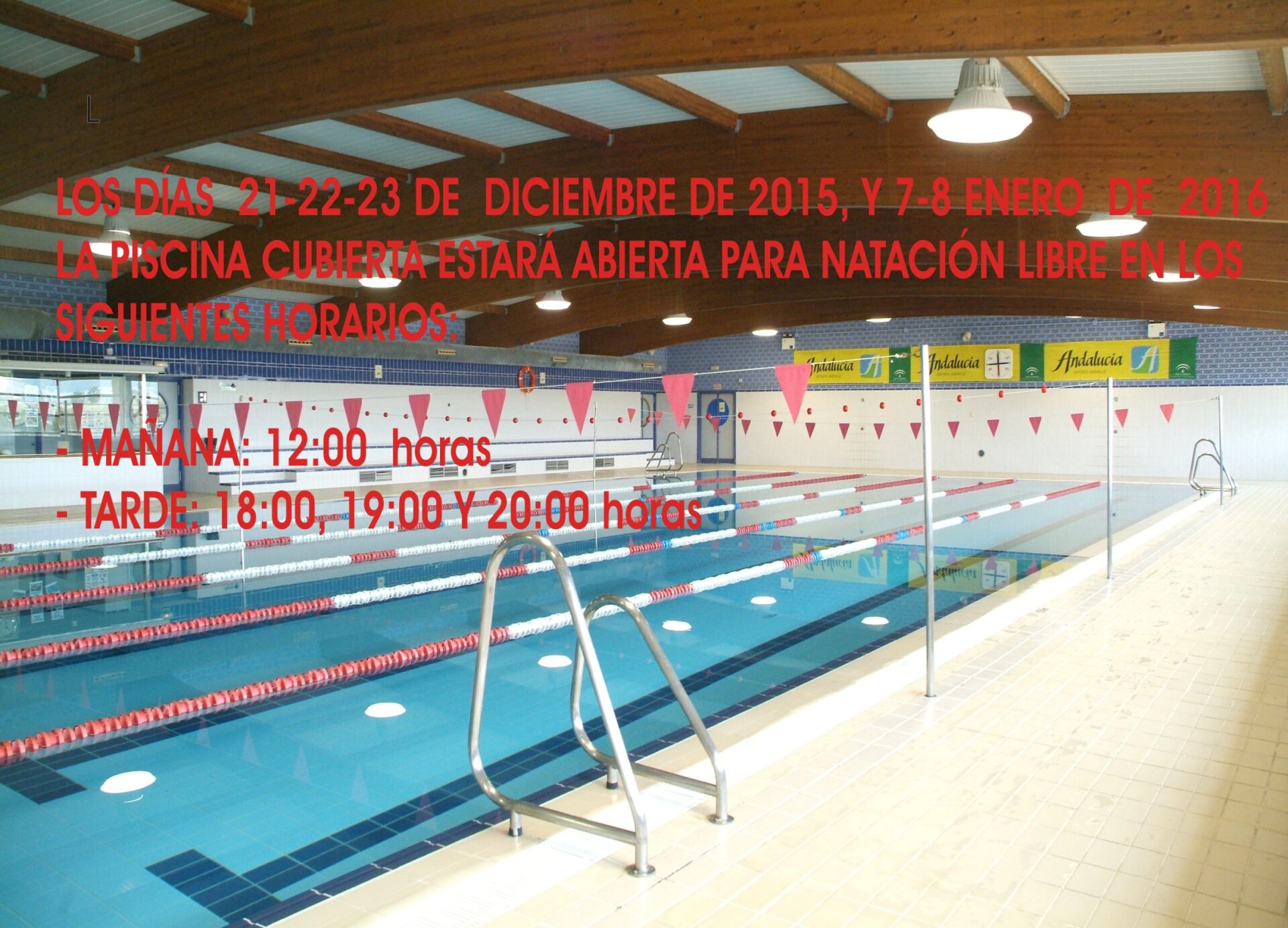 Ampliaci n De Horarios De La Piscina Cubierta En El Periodo De Navidad 
