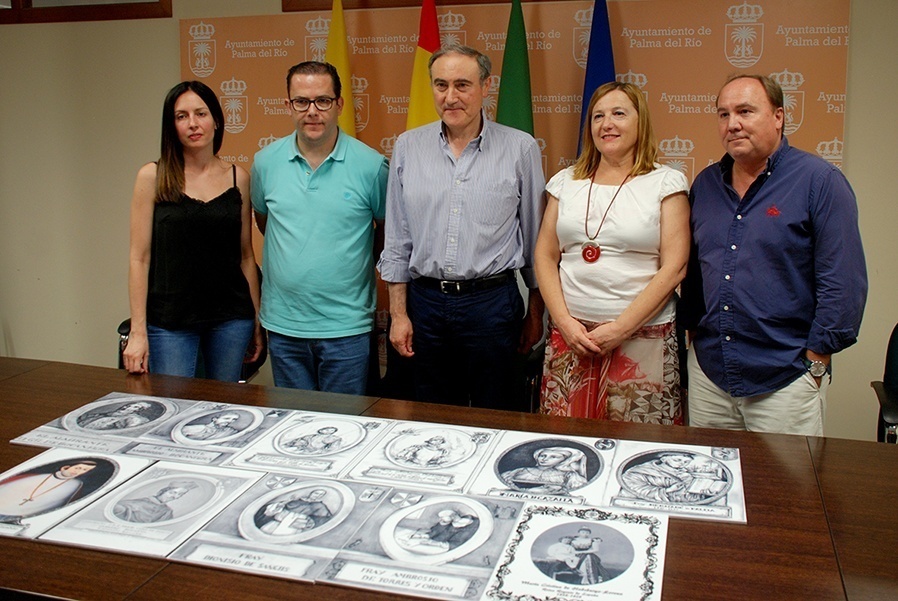 El Ayuntamiento promueve la reproducción artística de una serie de grabados históricos de personajes de la historia de Palma del Río