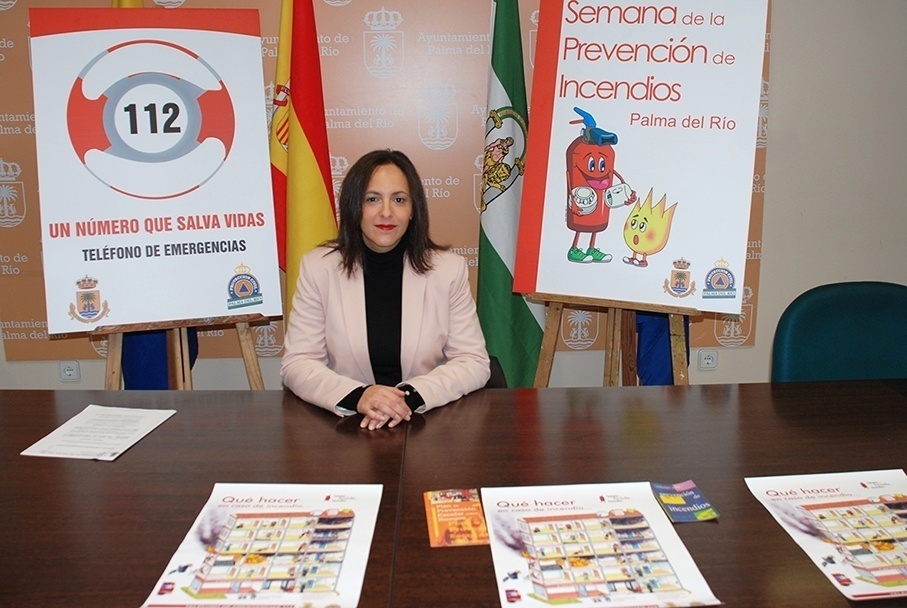 La teniente de alcalde de Seguridad presenta la Semana de Prevención de Incendios