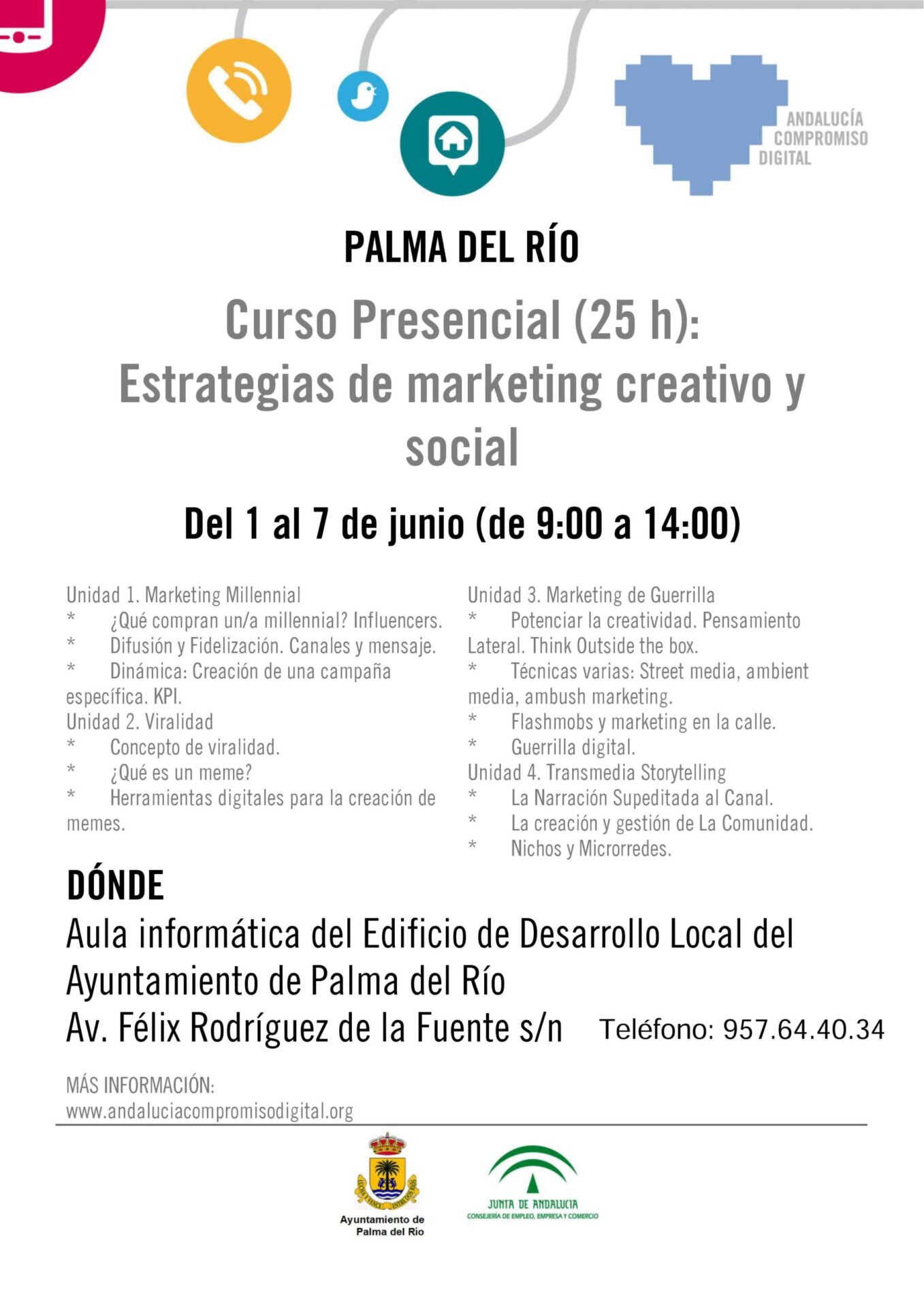 Estrategias De Marketing Creativo Y Social - Ayuntamiento De Palma Del Rio