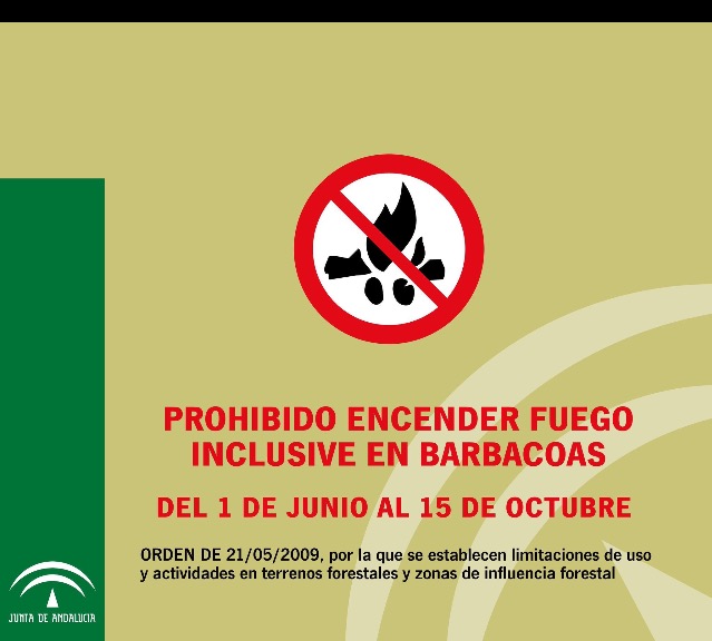 Protección Civil de Palma del Río recuerda que del 1 de junio al 15 de ocubre está prohibido encender fuego