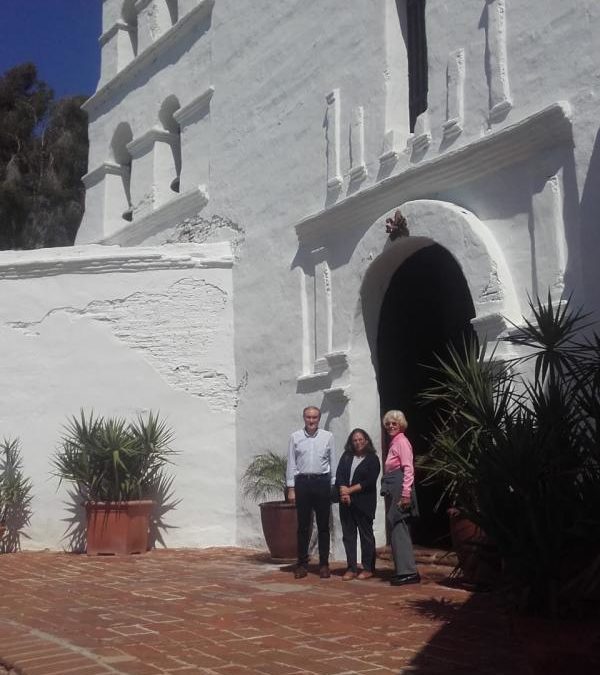 El alcalde visita la Misión Franciscana de San Diego de Alcalá y el Parque Balboa. Agenda cultural en su visita institucional a San Diego