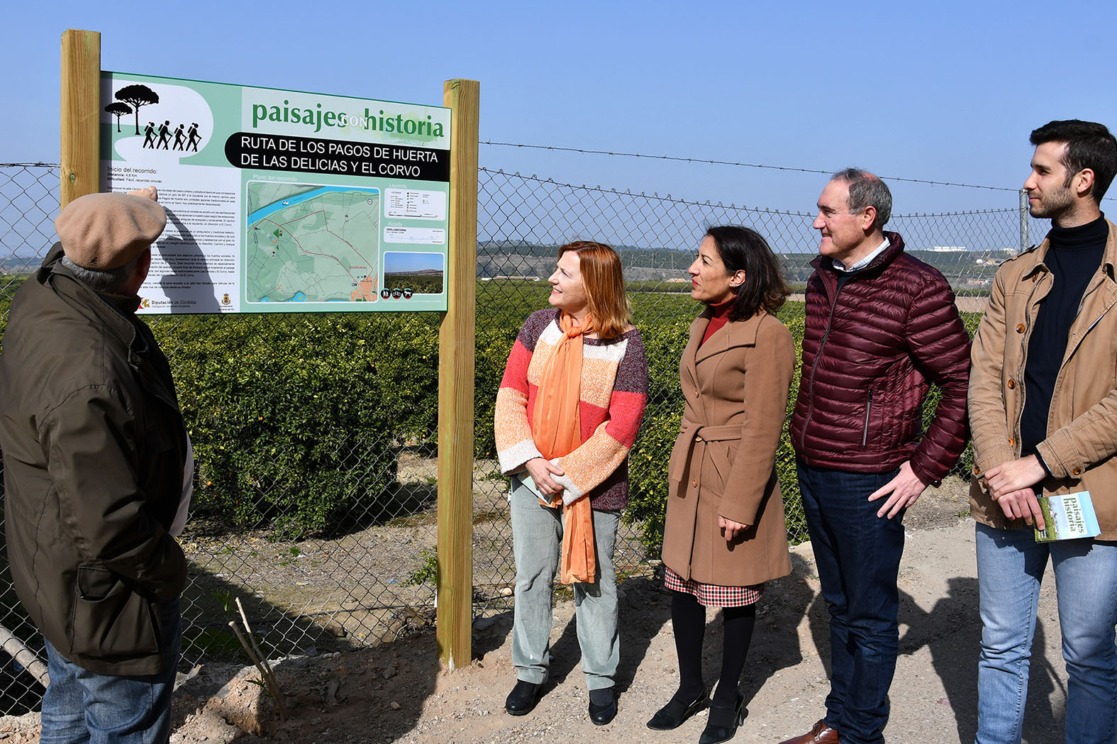 Ayuntamiento y Diputación señalizan una ruta senderista por las huertas de Las Delicias y El Corvo 1