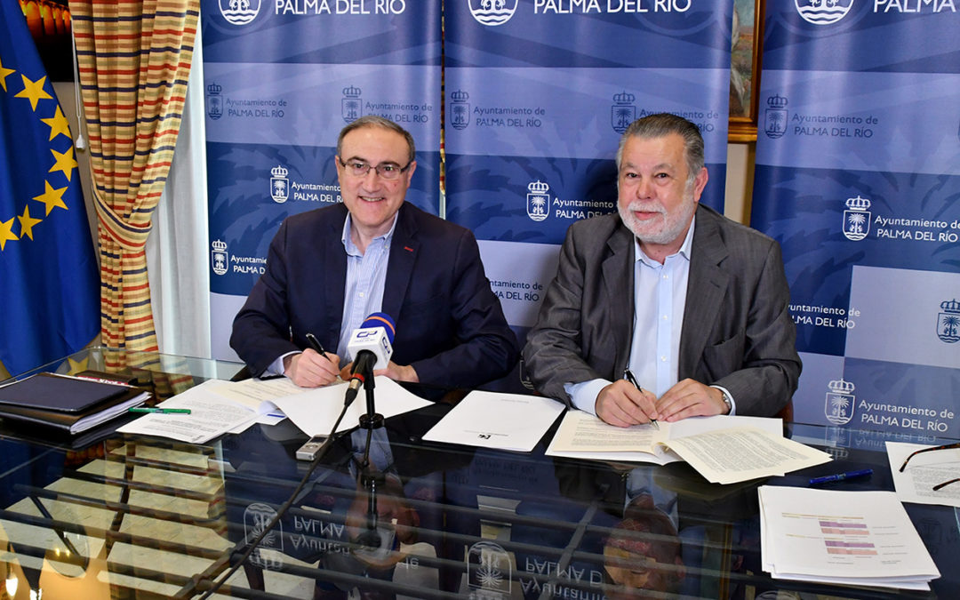 Ayuntamiento y Diputación firman un convenio para recuperar parte del antiguo juzgado de Palma del Río