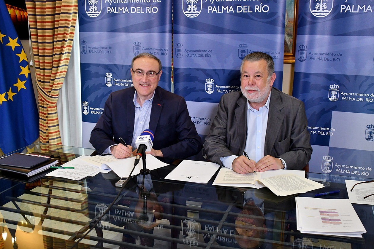 Ayuntamiento y Diputación firman un convenio para recuperar parte del antiguo juzgado de Palma del Río 1