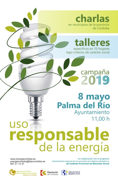 Palma del Río se suma a la campaña 2019 sobre "Uso Responsable de la Energía" de la Agencia Provincial de la Energía de Córdoba 1