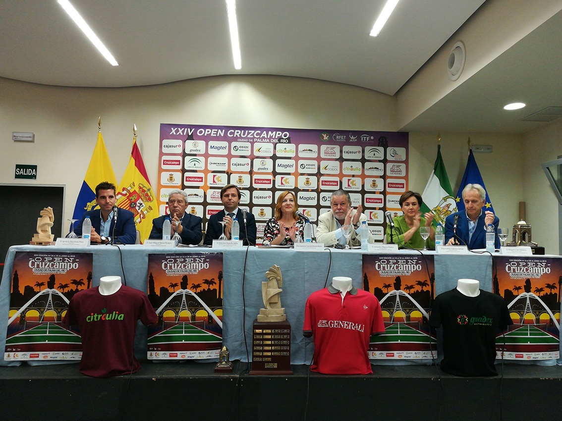 El Open Cruzcampo Ciudad de Palma del Río reunirá a tenistas internacionales del 24 al 30 de junio en el polideportivo El Pandero 1