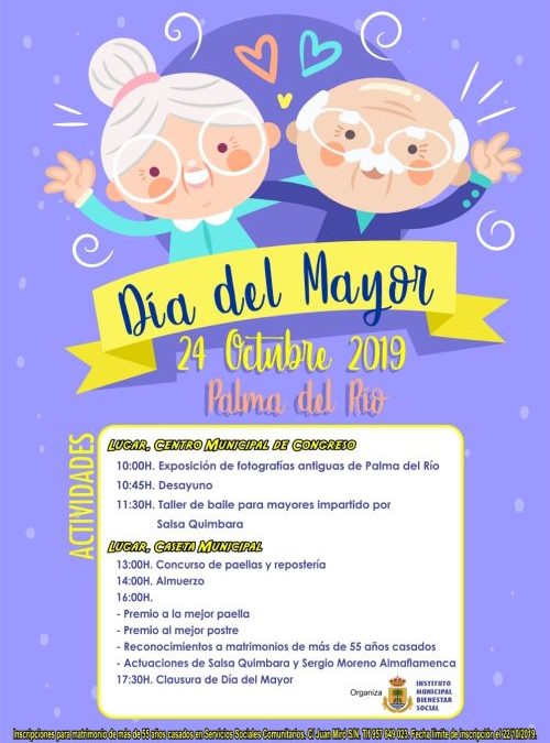 Día del Mayor, 24 octubre 2019