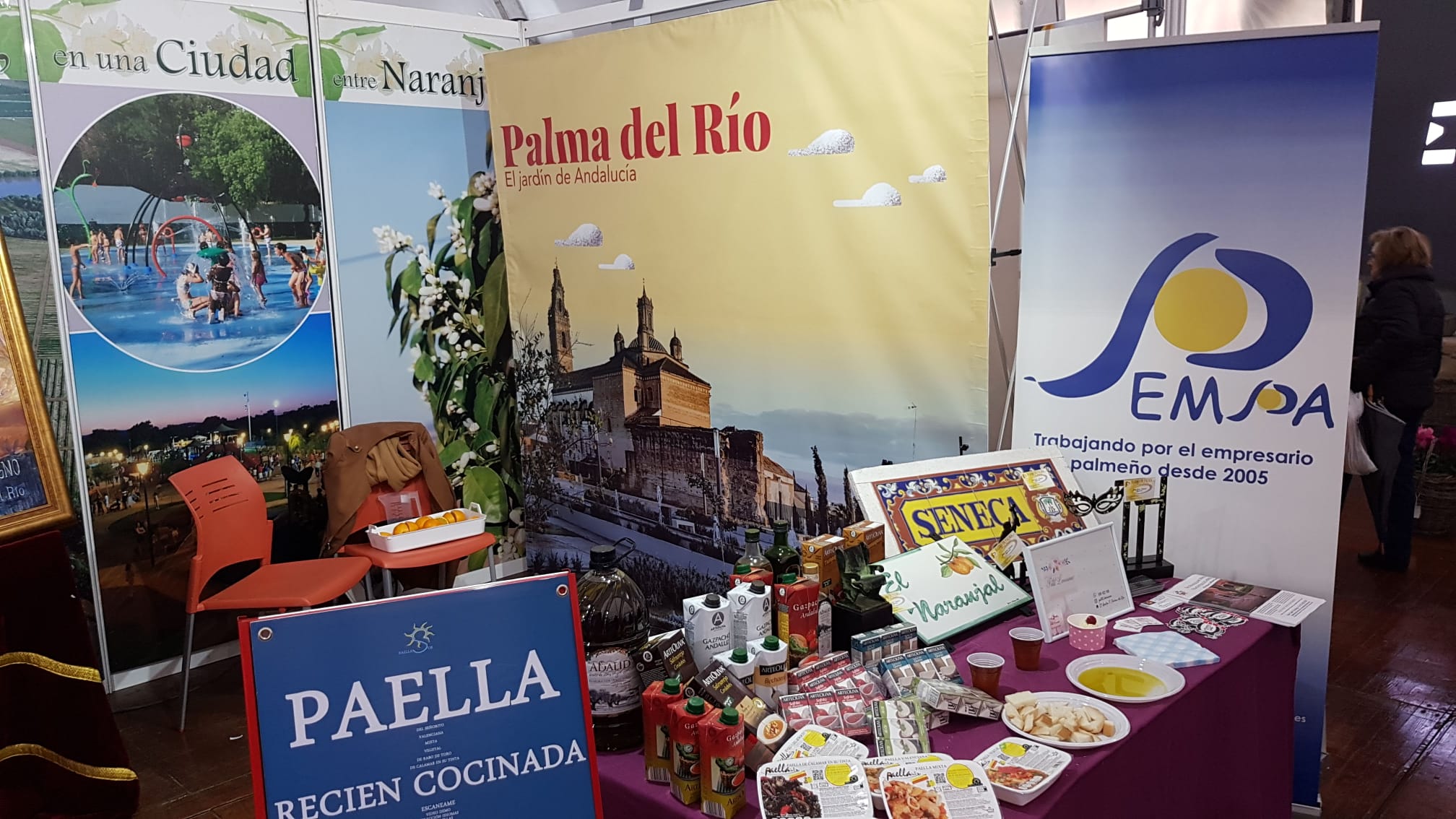 Palma del Río promociona su naranja, su historia y su gastronomía en la Feria de los Municipios de Córdoba 1