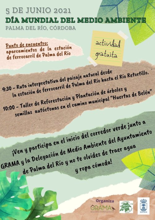 Palma del Río conmemora el Día Mundial del Medio Ambiente con una reforestación y plantación de árboles y una ruta interpretativa 1
