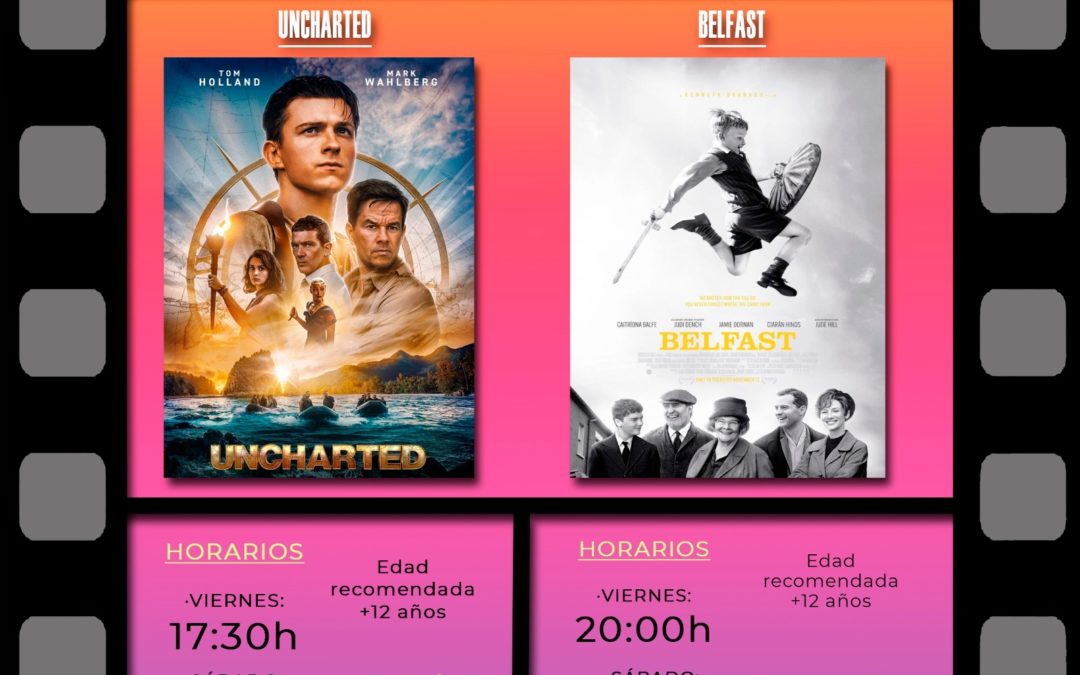 CINE EN EL ESPACIO JOVEN  DÍAS 11, 12 y 13 DE MARZO 2022