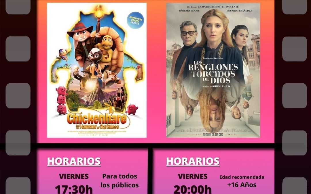 CINE EN EL ESPACIO JOVEN  DÍAS 4, 5 y 6 NOVIEMBRE 2022