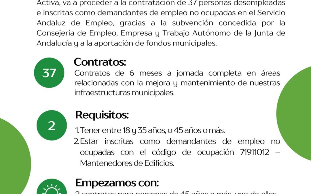 Nuevas oportunidades de empleo en Palma del Río