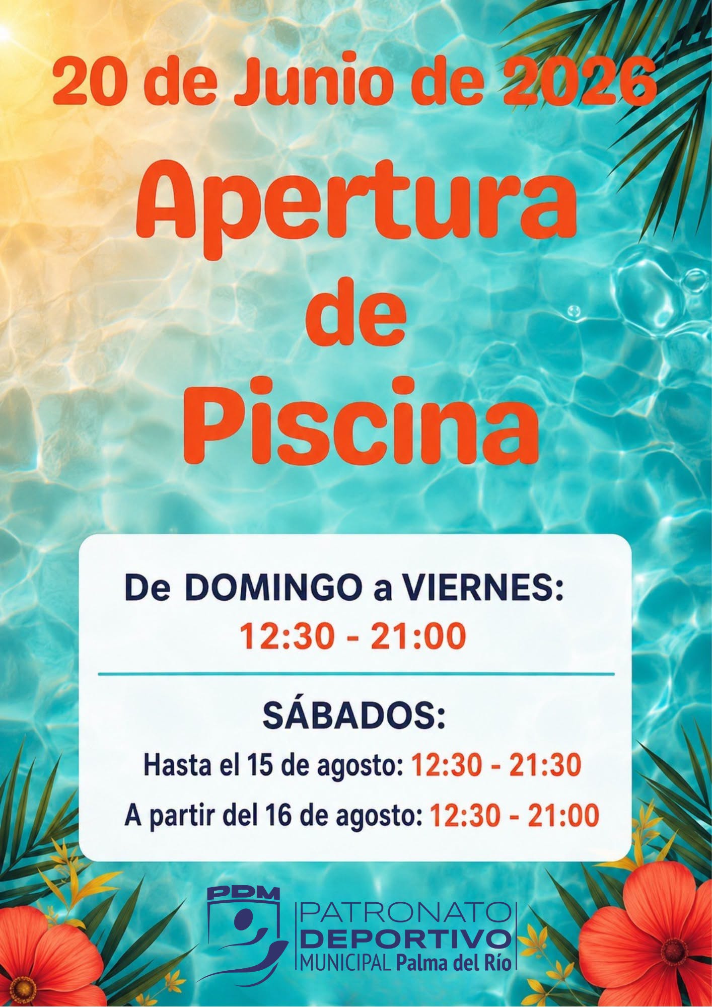 APERTURA PISCINA MUNICIPAL – VERANO 2026